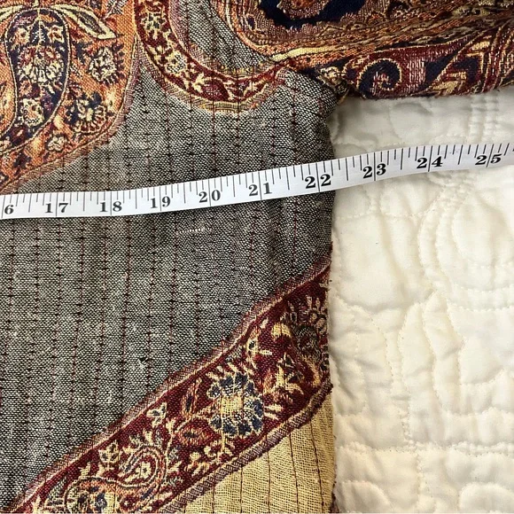 Mirasol Full Length Duster Beautiful Multicolor Jacket Sz: L - Picture 8 of 10